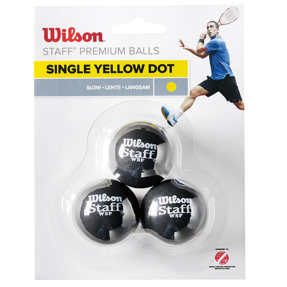|Wilson Staff Squash Balls - Pack of 3|