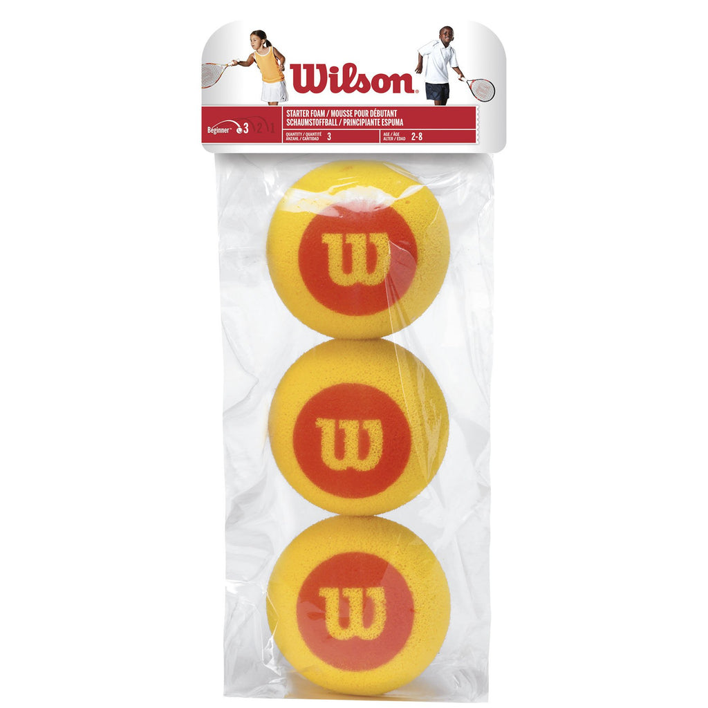 |Wilson Starter Foam Mini Tennis Balls - Pack of 3|