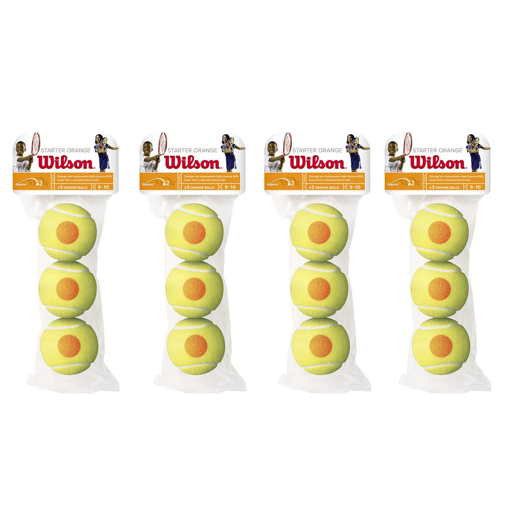 |Wilson Starter Orange Mini Tennis Balls - 1 Dozen|