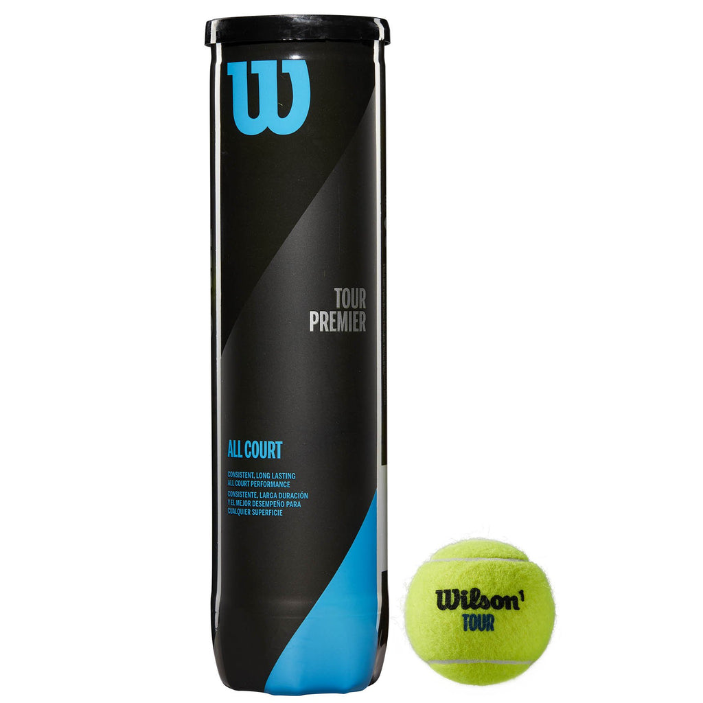 |Wilson Tour Premier All Court Tennis Balls - Tube of 4|