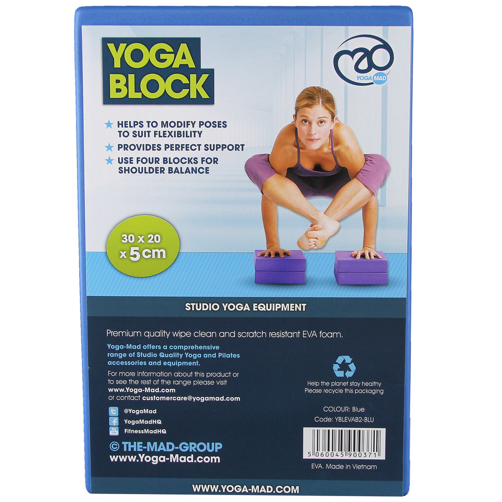 |Yoga Mad Yoga Block-Packaging|