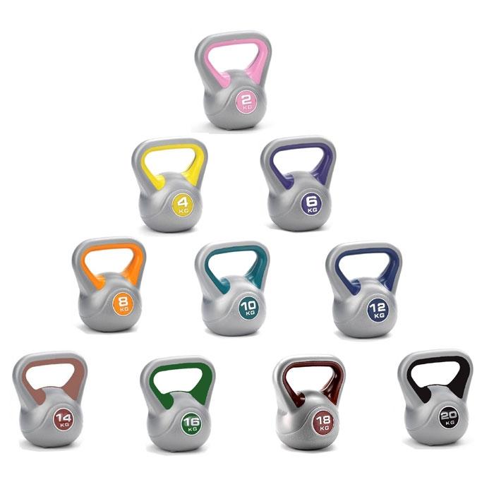 |York 2-20kg Vinyl kettlebell Set|