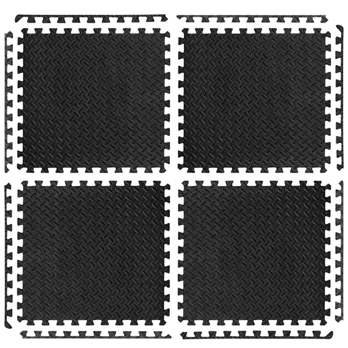 |York4PieceHighImpactInterlockingFloorProtectionMatInAbove|