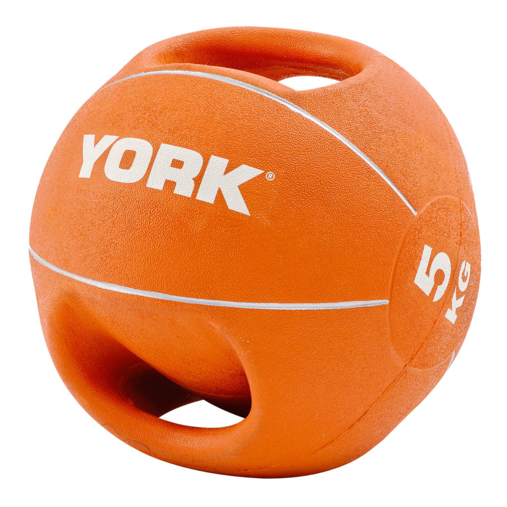 |York 5kg Double Grip Medicine Ball|