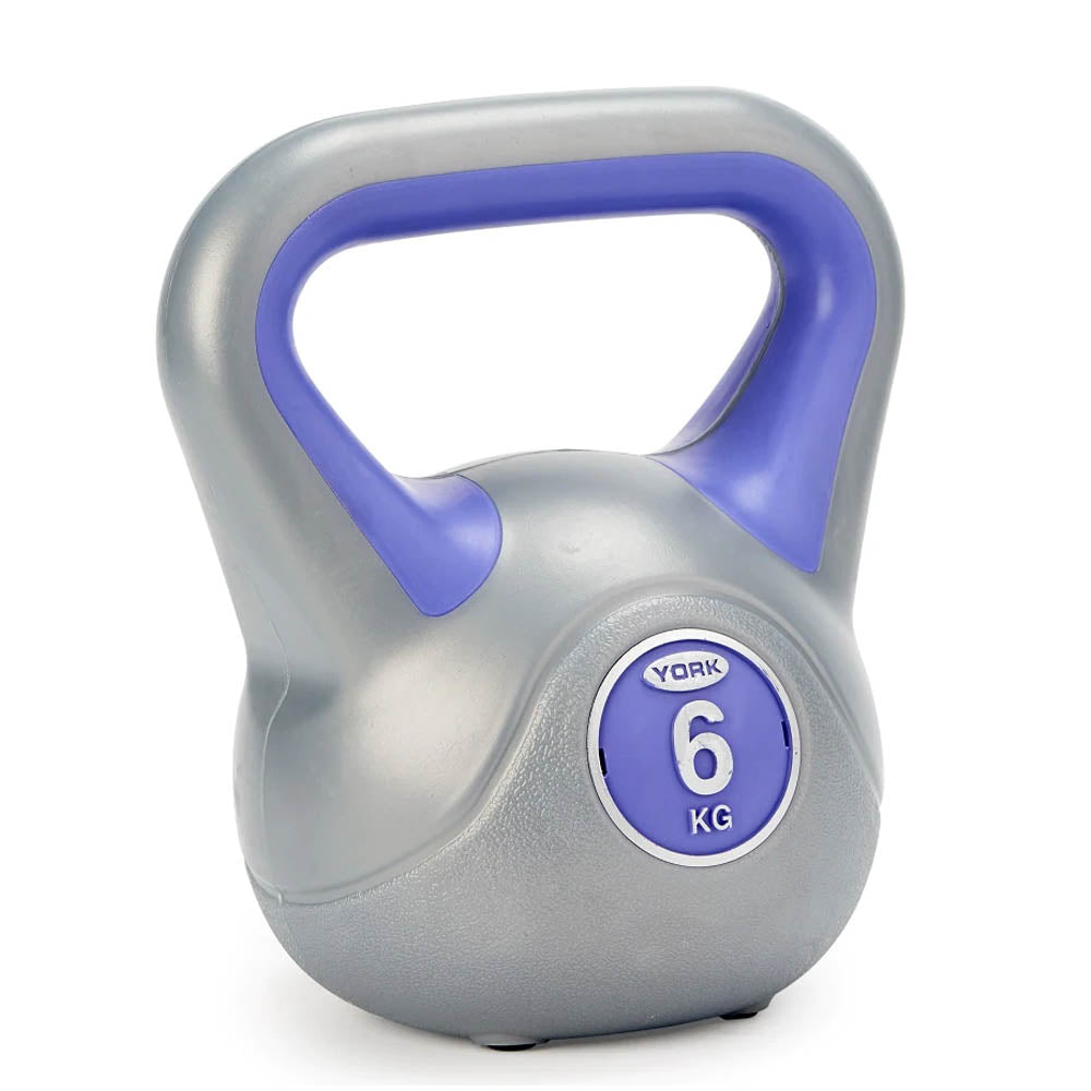 |York 6kg Vinyl Kettlebell |