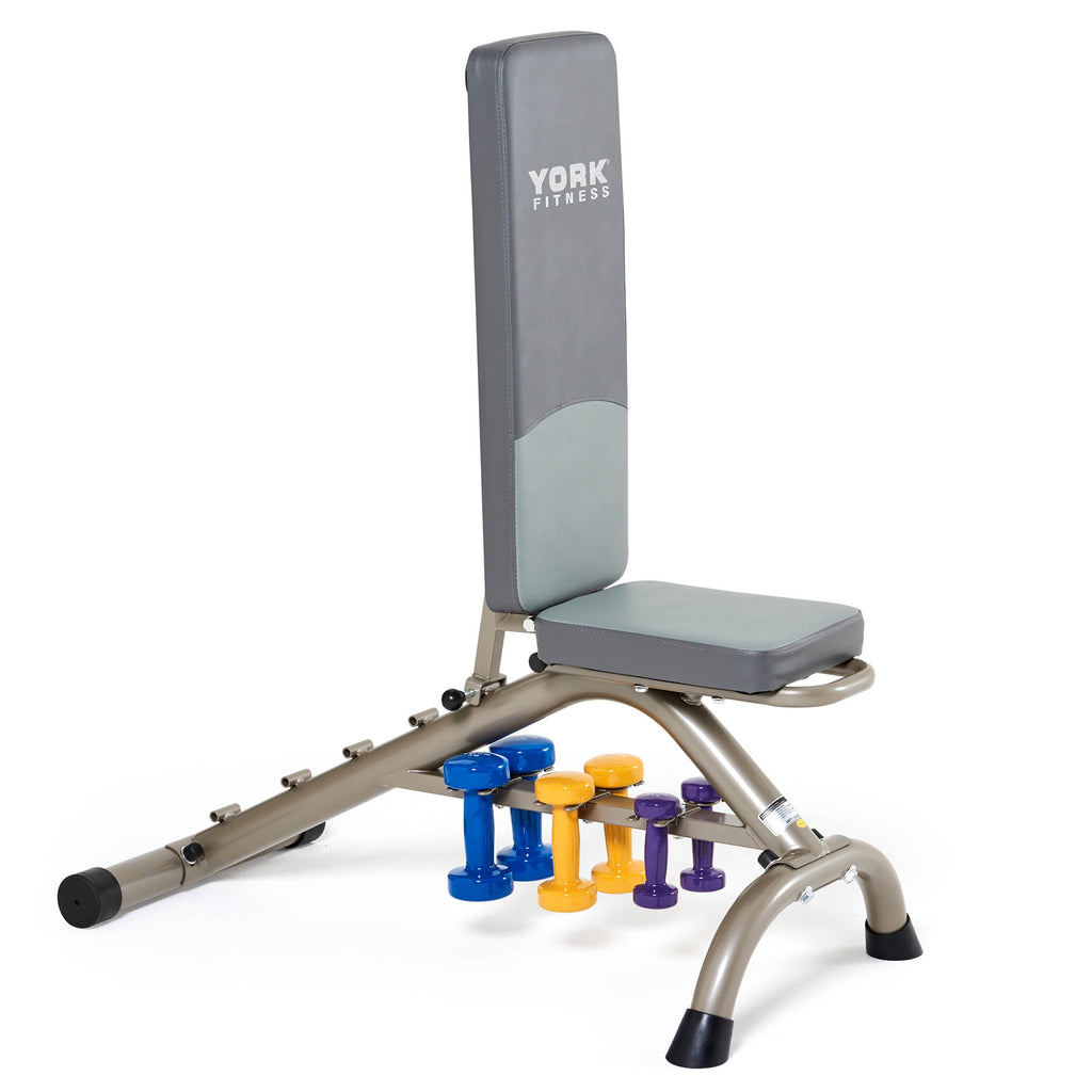 |York Fitness Bench - 90 Deg - In Use|