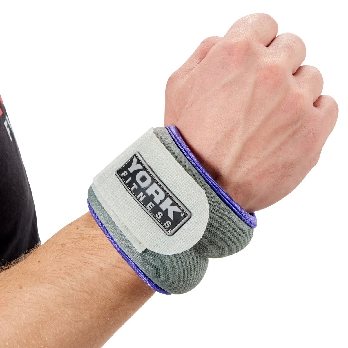 |York Soft Ankle and Wrist Weights 2 x 0.5kg - In Use2|