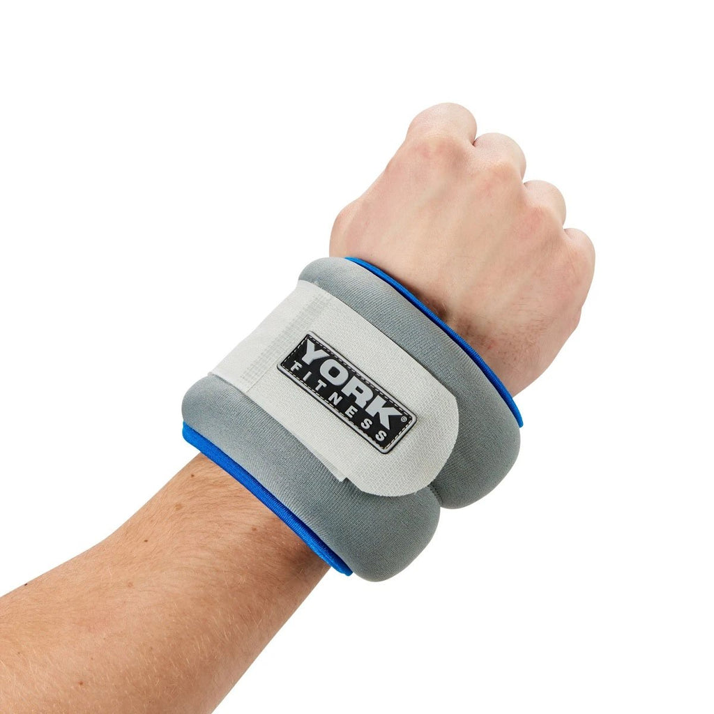 |York Soft Ankle and Wrist Weights 2 x 1.5kg - In Use2|
