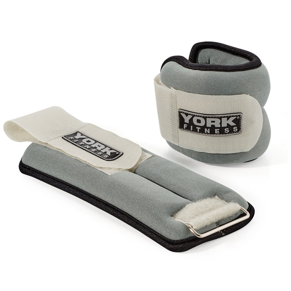 |York Soft Ankle and Wrist Weights 2 x 1kg|