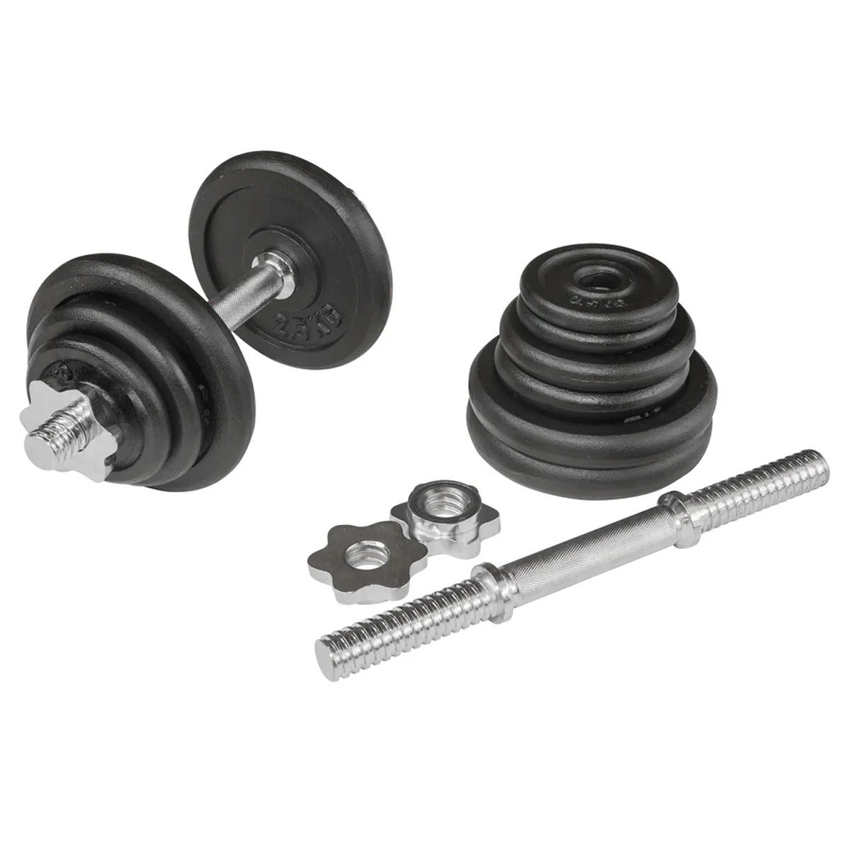 |Fuel Fitness 20kg Black Cast Iron3|