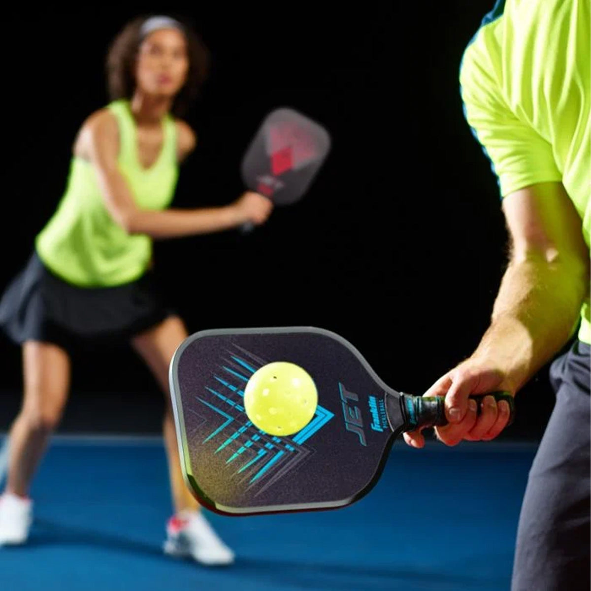 |Franklin Jet 2 Player Pickleball Paddle and Ball Set5|
