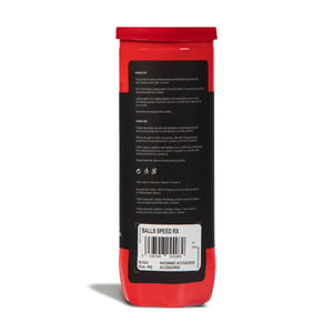Adidas Speed RX Padel balls back
