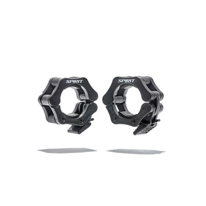 Spirit Fitness 130kg Olympic Rubber Tri Grip Weight Set with 7ft Bar