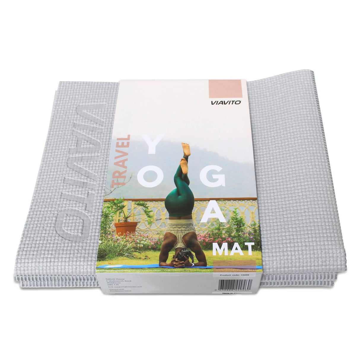 |Viavito Travel Yoga Mat - Front|