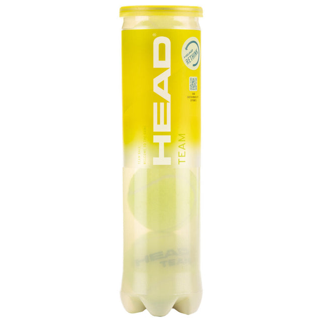 |SweatbandcomHeadTeamTennisBallsTubeof4|