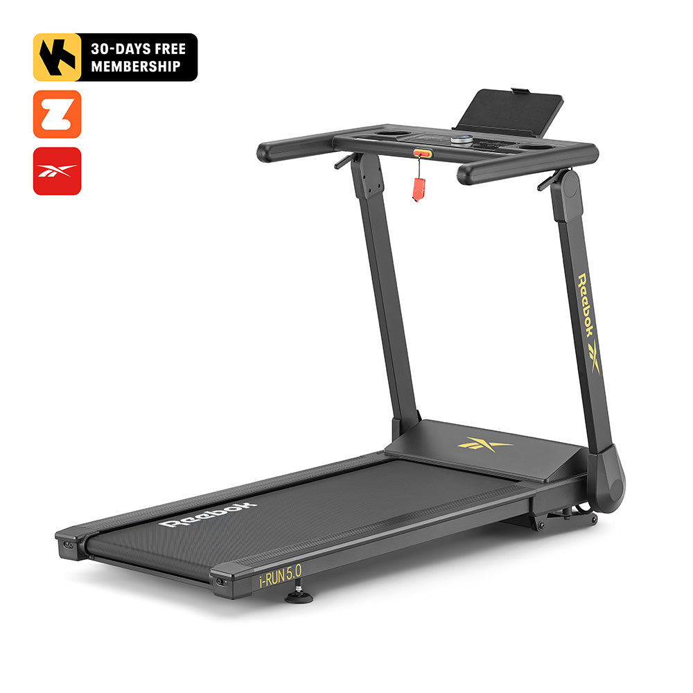Reebok GT40z Folding Treadmill with Connected Fitness – Sweatband