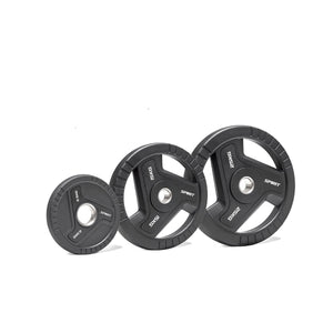 Spirit Fitness Olympic Rubber Tri Grip Weight Plates