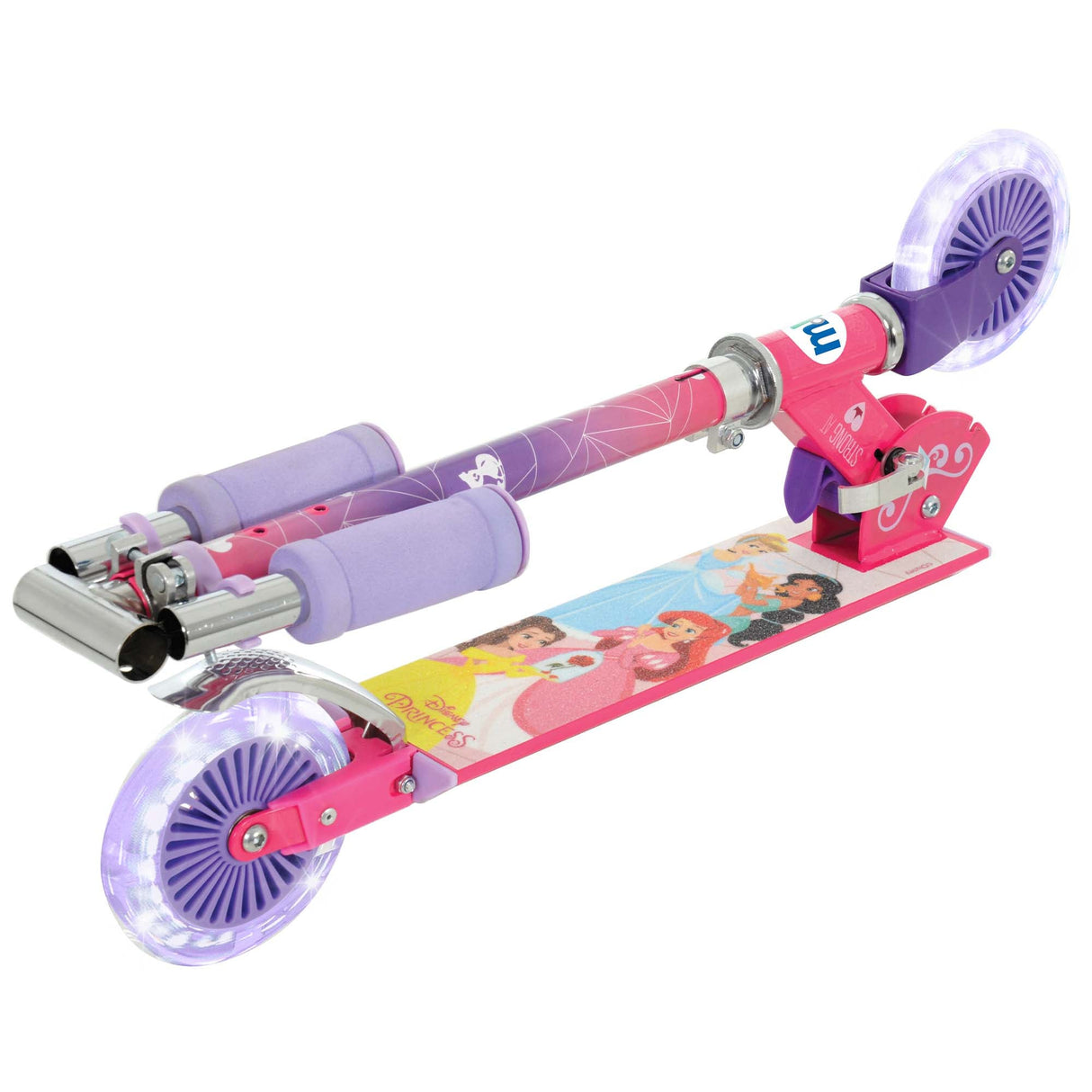 |DisneyPrincessFoldingInlineScooterFolded|