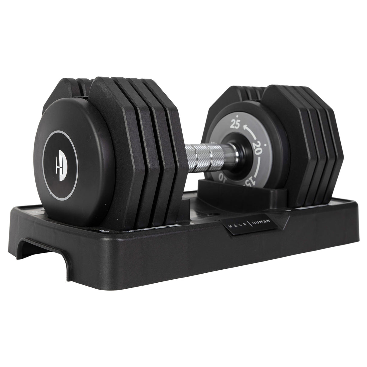 |HalfHuman25kgAdjustableDumbbellsSlant|