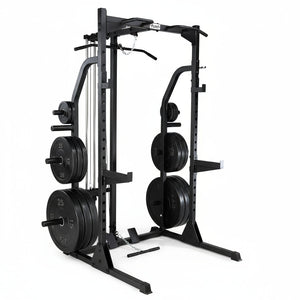 Fuel Fitness Power Rack with Hi-Lo Pulley