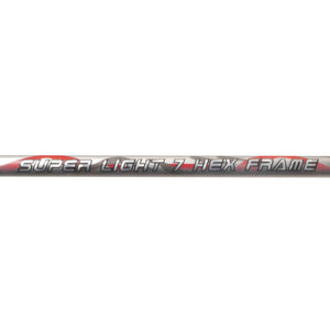 Ashaway Superlight 7 Hex Frame Badminton Racket