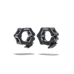 Spirit Fitness 125kg Olympic Rubber Tri Grip Weight Set with 6ft Bar