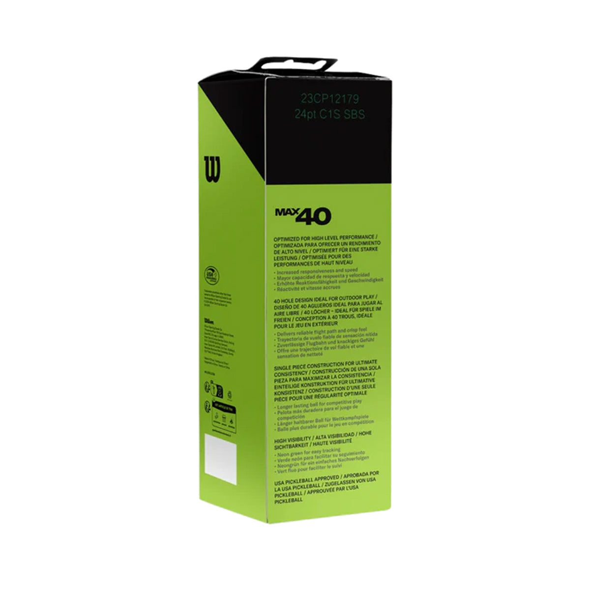Wilson Max 40 back box