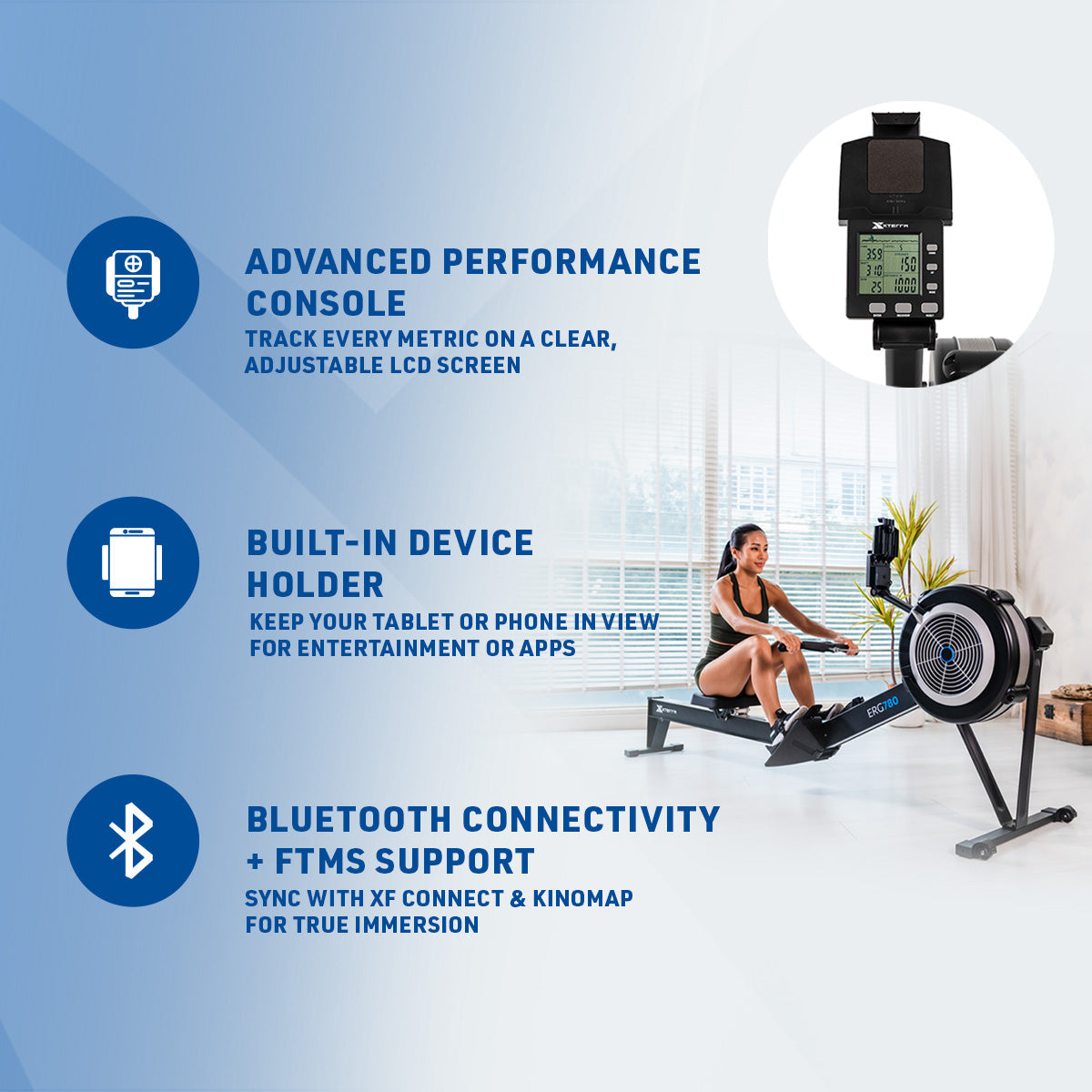 Xterra Fitness ERG780 Air Rowing Machine