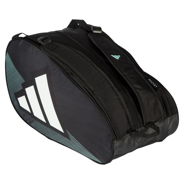 Adidas Control 2026 Black Racket Bag Angled