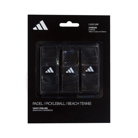 Adidas Padel Set of 3 Overgrips Black Front