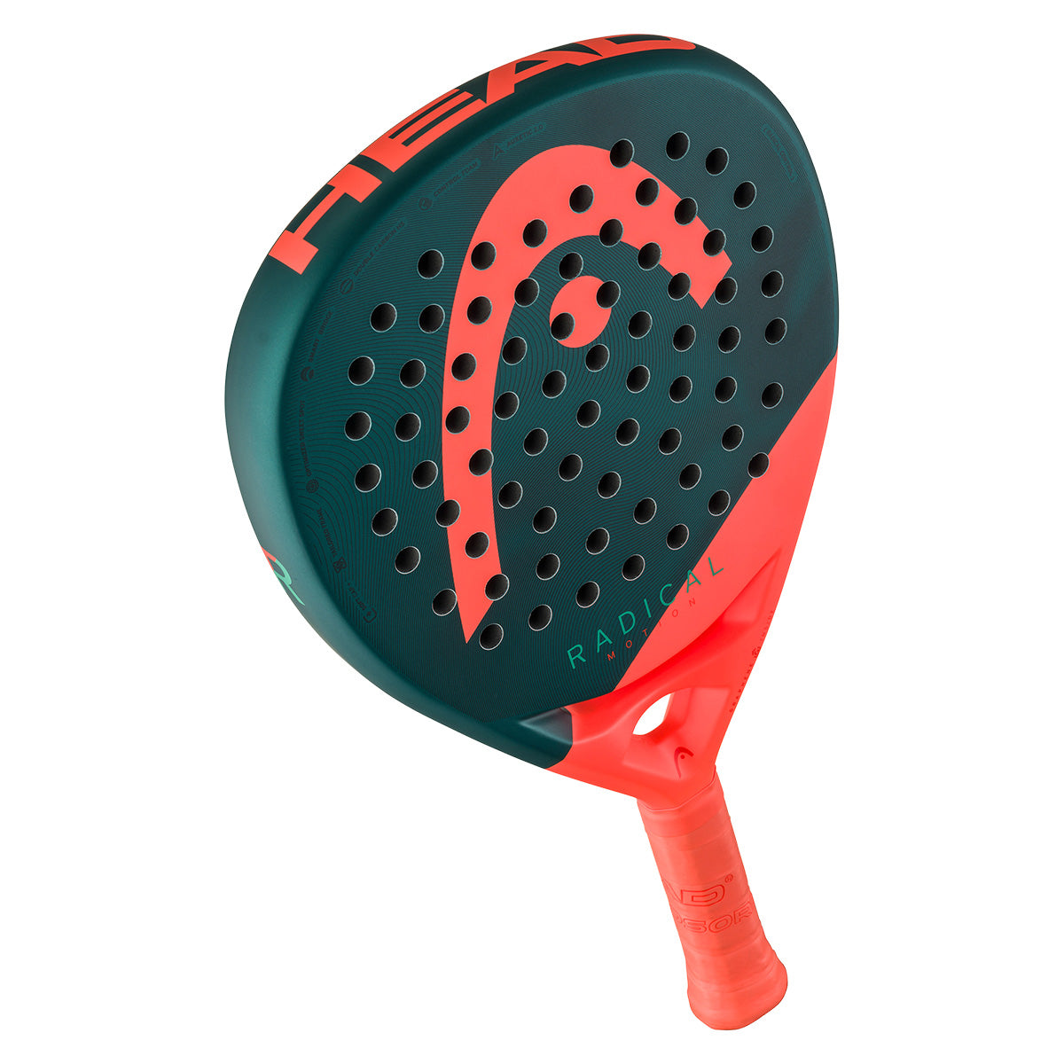 Head Radical Motion Padel Racket angled