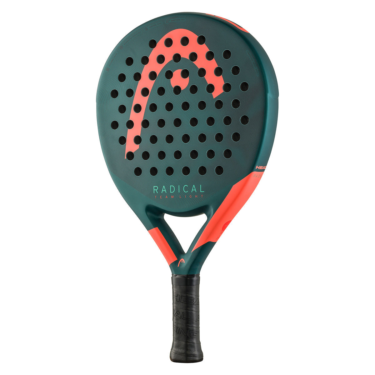 Head Radical Team Light Padel Racket angled