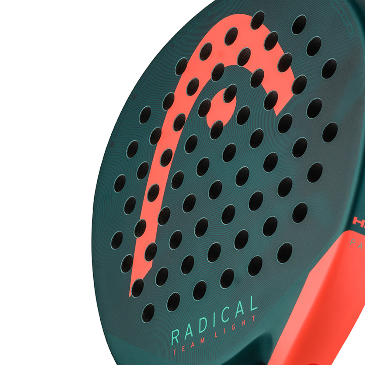 Head Radical Team Light Padel Racket zoomed