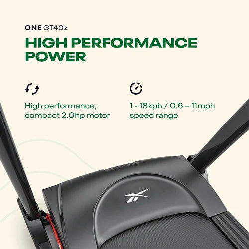 Reebok GT40z Folding Treadmill with Connected Fitness