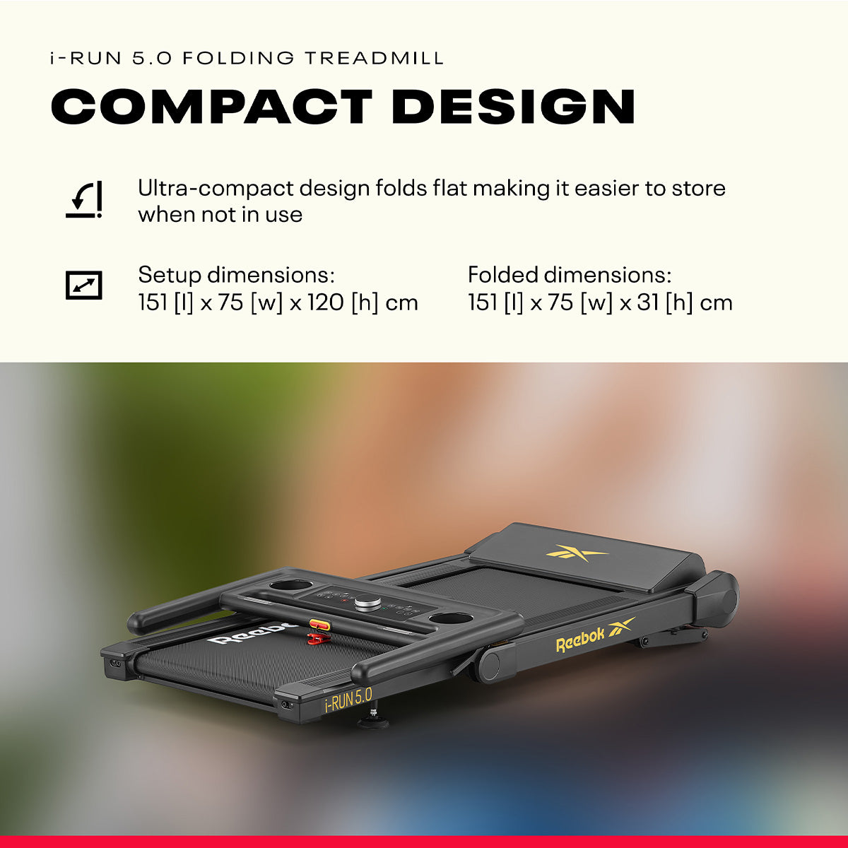 Reebok i-Run 5.0 Folding Treadmill