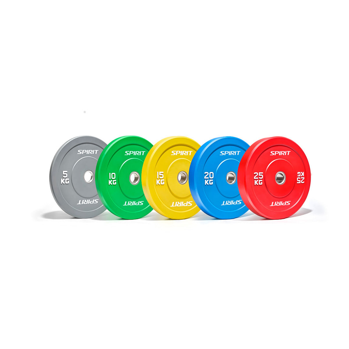 Spirit Fitness Olympic Rubber Bumper Weight Plates