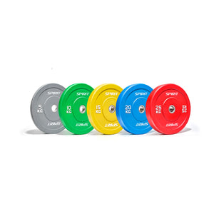 Spirit Fitness Olympic Rubber Bumper Weight Plates