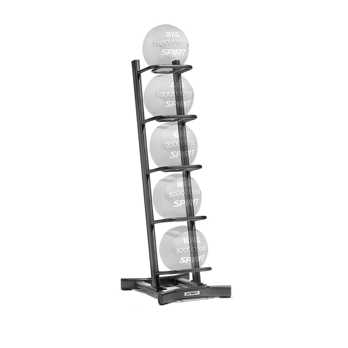 Spirit Fitness Slam Ball and Wall Ball Rack