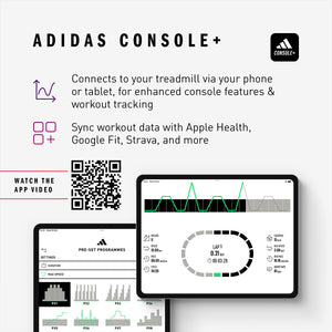 adidas T-25 Bluetooth Folding Treadmill