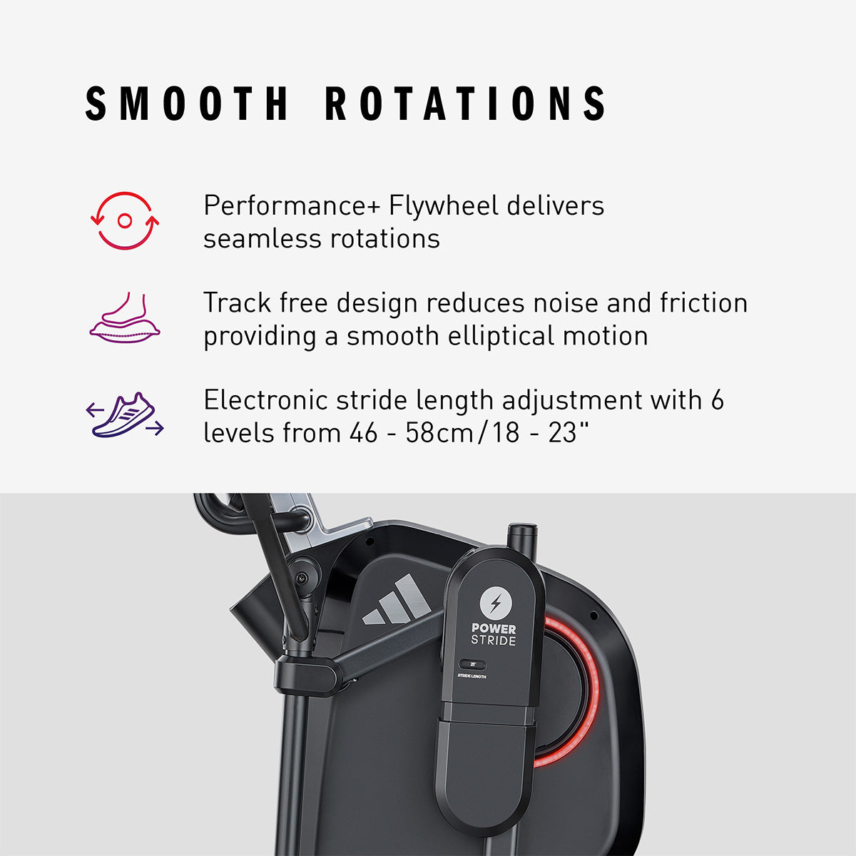 adidas X-800 Power Stride Elliptical Cross Trainer