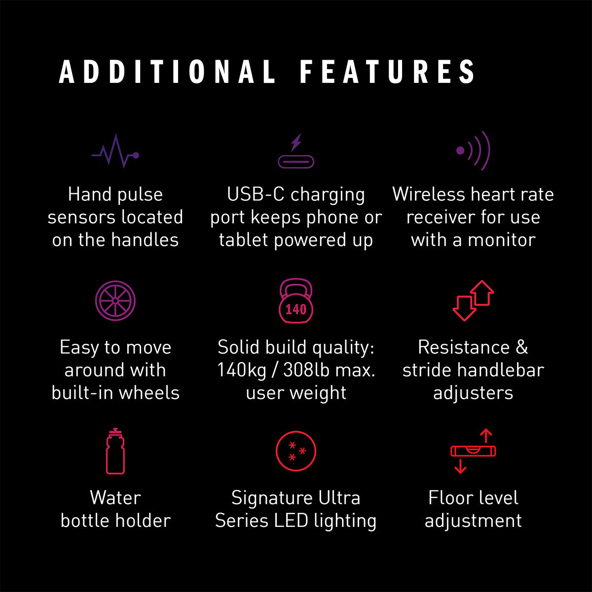 adidas X-800 Power Stride Elliptical Cross Trainer
