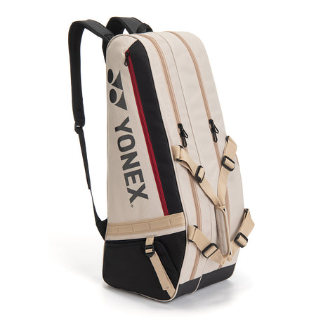 Yonex Gearlogic Beige Racket Bag Angled
