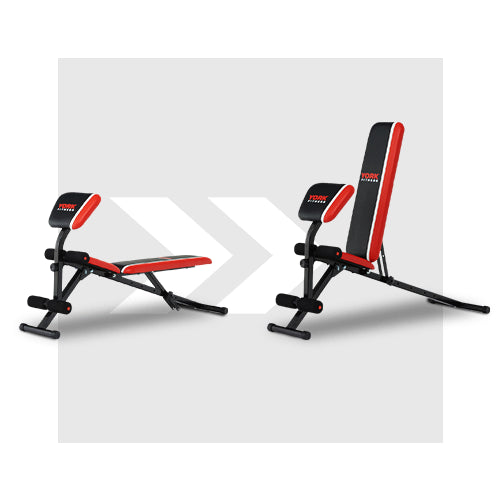 York Warrior 2 in 1 Dumbbell and Ab Bench with Curl Sweatband