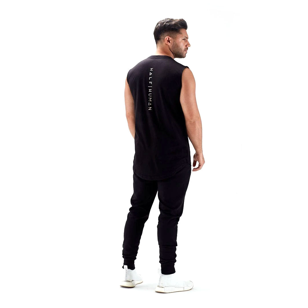 |Half Human Mens Sleeveless T-Shirt - 5|