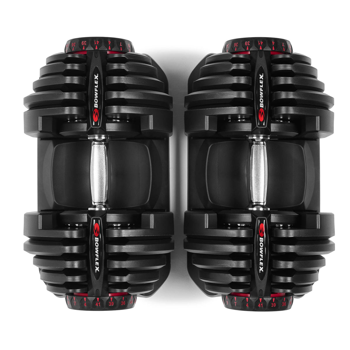|Bowflex SelectTech 1090i Adjustable Dumbbell Set - Above|