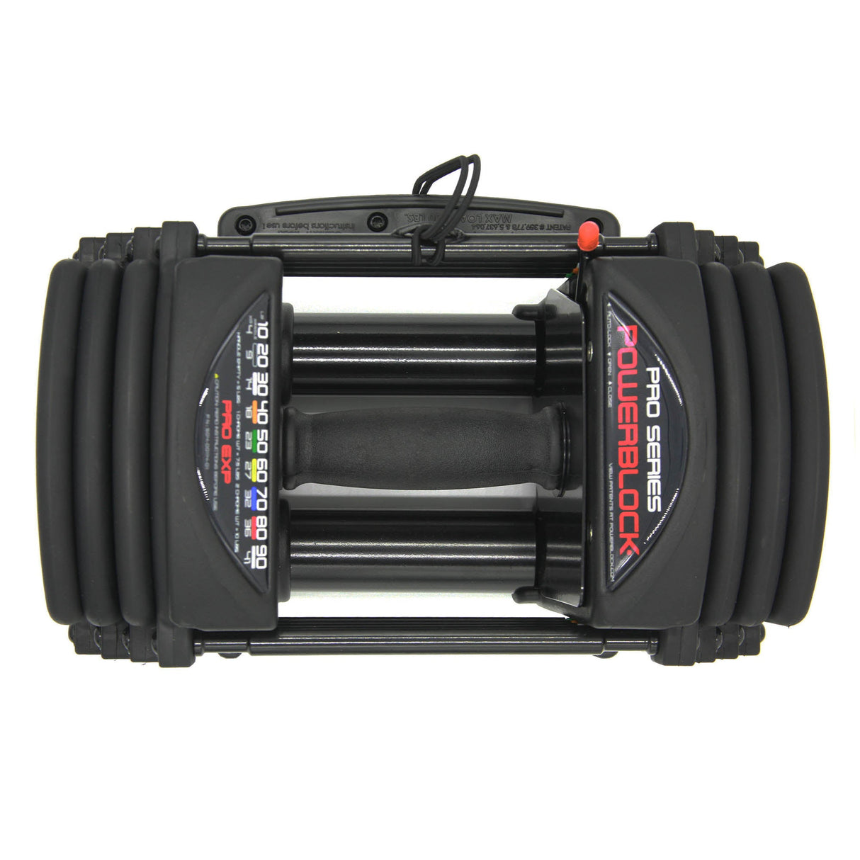 |PowerBlock Pro EXP Stage 1 Adjustable Dumbbells - Above|