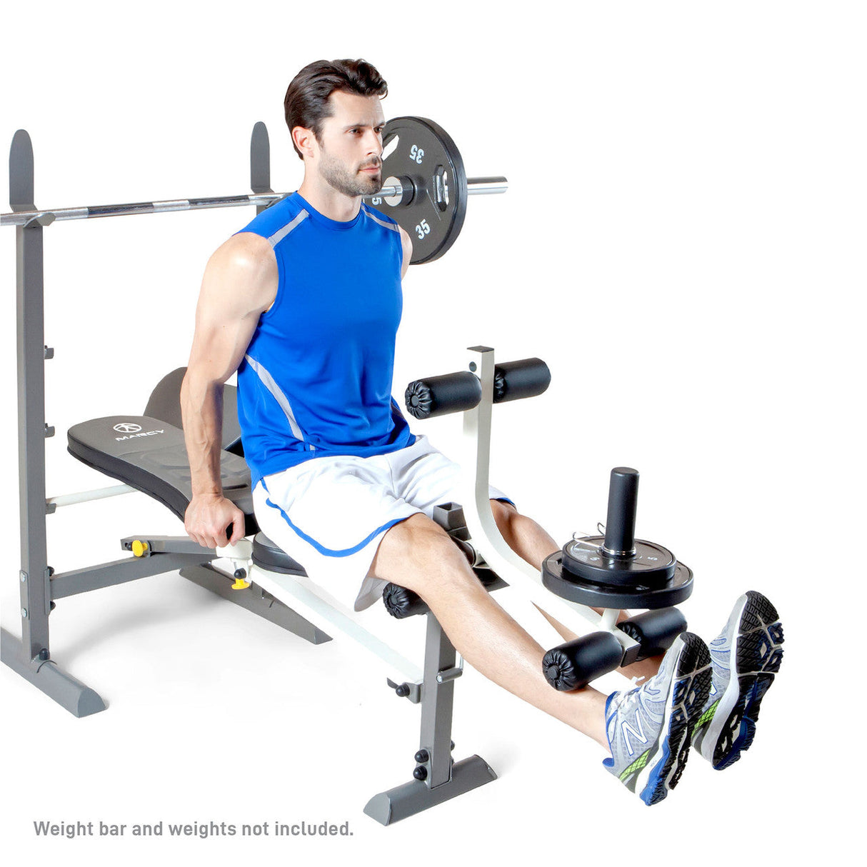 |MarcyMWB20100FoldingBarbellWeightBenchExercise3|