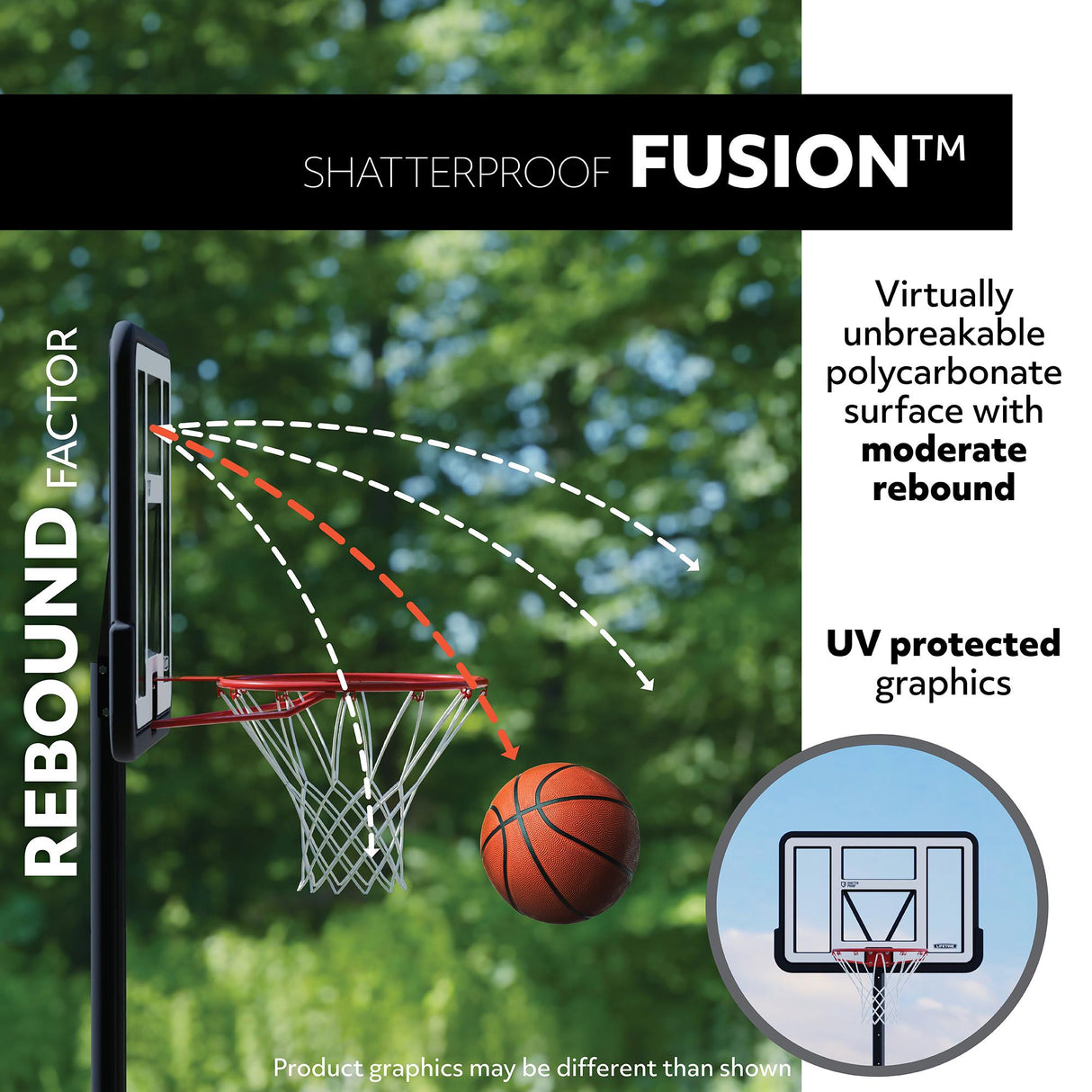 Lifetime Fusion 44 inch Basketball System