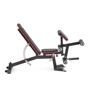 adidas Utility Weight Bench with Preacher Pad and Leg Extension side