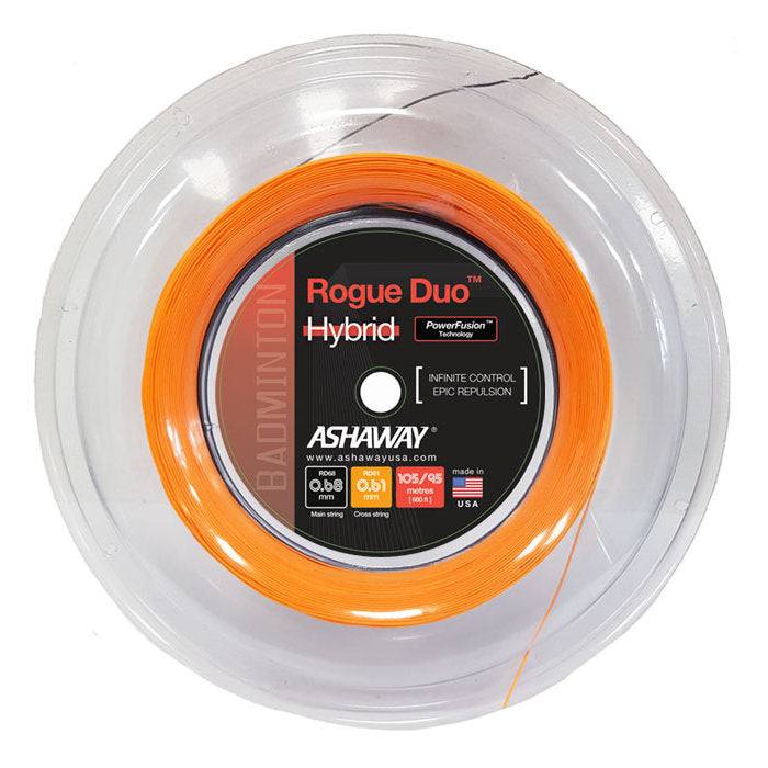 |Ashaway Rogue Duo Hybrid Badminton String Reel|